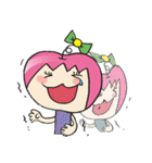 Apple girl gaga 3（個別スタンプ：8）