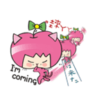 Apple girl gaga 3（個別スタンプ：13）