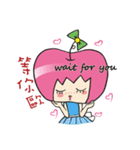 Apple girl gaga 3（個別スタンプ：14）