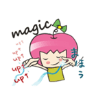 Apple girl gaga 3（個別スタンプ：20）