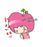 Apple girl gaga 3（個別スタンプ：24）