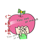 Apple girl gaga 3（個別スタンプ：25）