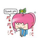 Apple girl gaga 3（個別スタンプ：29）