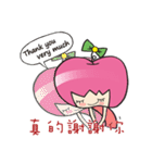 Apple girl gaga 3（個別スタンプ：30）