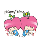 Apple girl gaga 3（個別スタンプ：31）