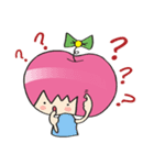 Apple girl gaga 3（個別スタンプ：32）