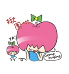 Apple girl gaga 3（個別スタンプ：33）
