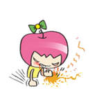 Apple girl gaga 3（個別スタンプ：35）