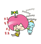 Apple girl gaga 3（個別スタンプ：37）