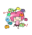 Apple girl gaga 3（個別スタンプ：38）