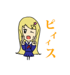 カタコト金髪少女の日常（個別スタンプ：15）