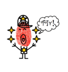 Cute Boy and Girl Fingerprints（個別スタンプ：2）