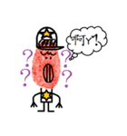 Cute Boy and Girl Fingerprints（個別スタンプ：4）