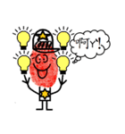 Cute Boy and Girl Fingerprints（個別スタンプ：5）