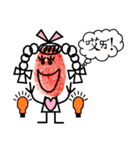 Cute Boy and Girl Fingerprints（個別スタンプ：12）