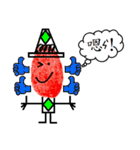 Cute Boy and Girl Fingerprints（個別スタンプ：31）