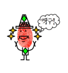 Cute Boy and Girl Fingerprints（個別スタンプ：34）