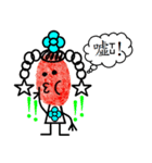 Cute Boy and Girl Fingerprints（個別スタンプ：40）