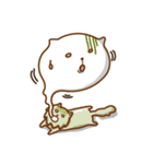 white pomeranian DoDo（個別スタンプ：38）