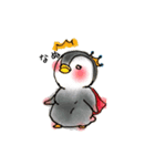 ベビー皇帝ペンギンの甘えた日常（個別スタンプ：15）