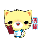 Beiya Cat (Practical Chinese)（個別スタンプ：24）