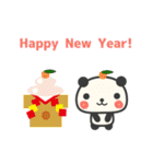 年末年始おめでとうパンダ（個別スタンプ：22）