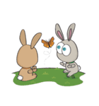 3-O ＆ Rabbit: Rabbit Family（個別スタンプ：7）