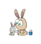 3-O ＆ Rabbit: Rabbit Family（個別スタンプ：15）