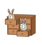 3-O ＆ Rabbit: Rabbit Family（個別スタンプ：19）