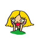 long neck girls（個別スタンプ：15）