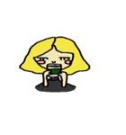 long neck girls（個別スタンプ：22）