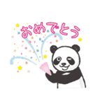 greeting_panda（個別スタンプ：11）