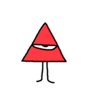 単眼カラフル三角形（個別スタンプ：12）