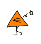 単眼カラフル三角形（個別スタンプ：16）