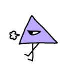 単眼カラフル三角形（個別スタンプ：26）