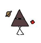 単眼カラフル三角形（個別スタンプ：38）