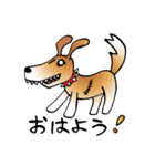 きずだらけの犬 シンバ（個別スタンプ：1）