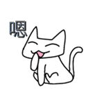 Ayumitsuki's White Cat the daily.（個別スタンプ：16）