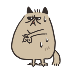 [LINEスタンプ] 猫も手借りたい