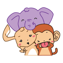 [LINEスタンプ] Cute animal 1