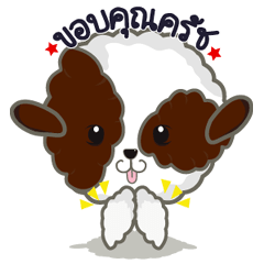 [LINEスタンプ] Kaitoon cute dog