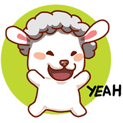 [LINEスタンプ] Yandee cute sheep