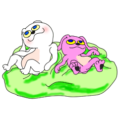 [LINEスタンプ] うさぎたちの冒険3