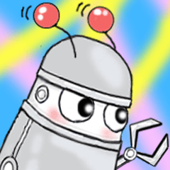 [LINEスタンプ] レタスの友達、知的ロボット「トロップ」