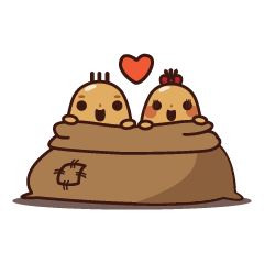 [LINEスタンプ] Po two to
