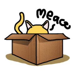 [LINEスタンプ] Cat Love Box