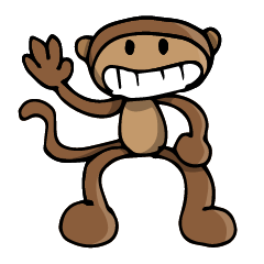 [LINEスタンプ] Mon Mon The Monkey