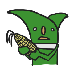 [LINEスタンプ] ハチャメチャ ミスターモロコシ