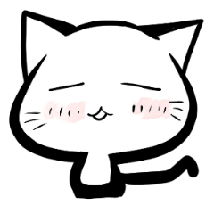 [LINEスタンプ] 日常しろいねこ。そのいち。