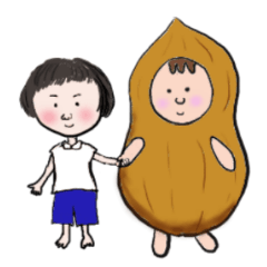 [LINEスタンプ] ピーナッツまち